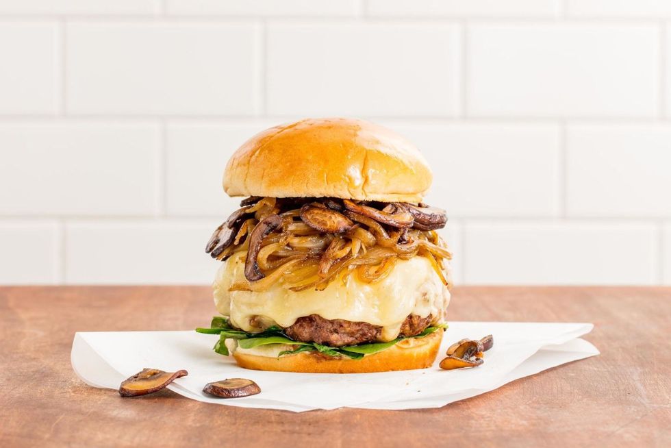 French Onion Soup Burger
