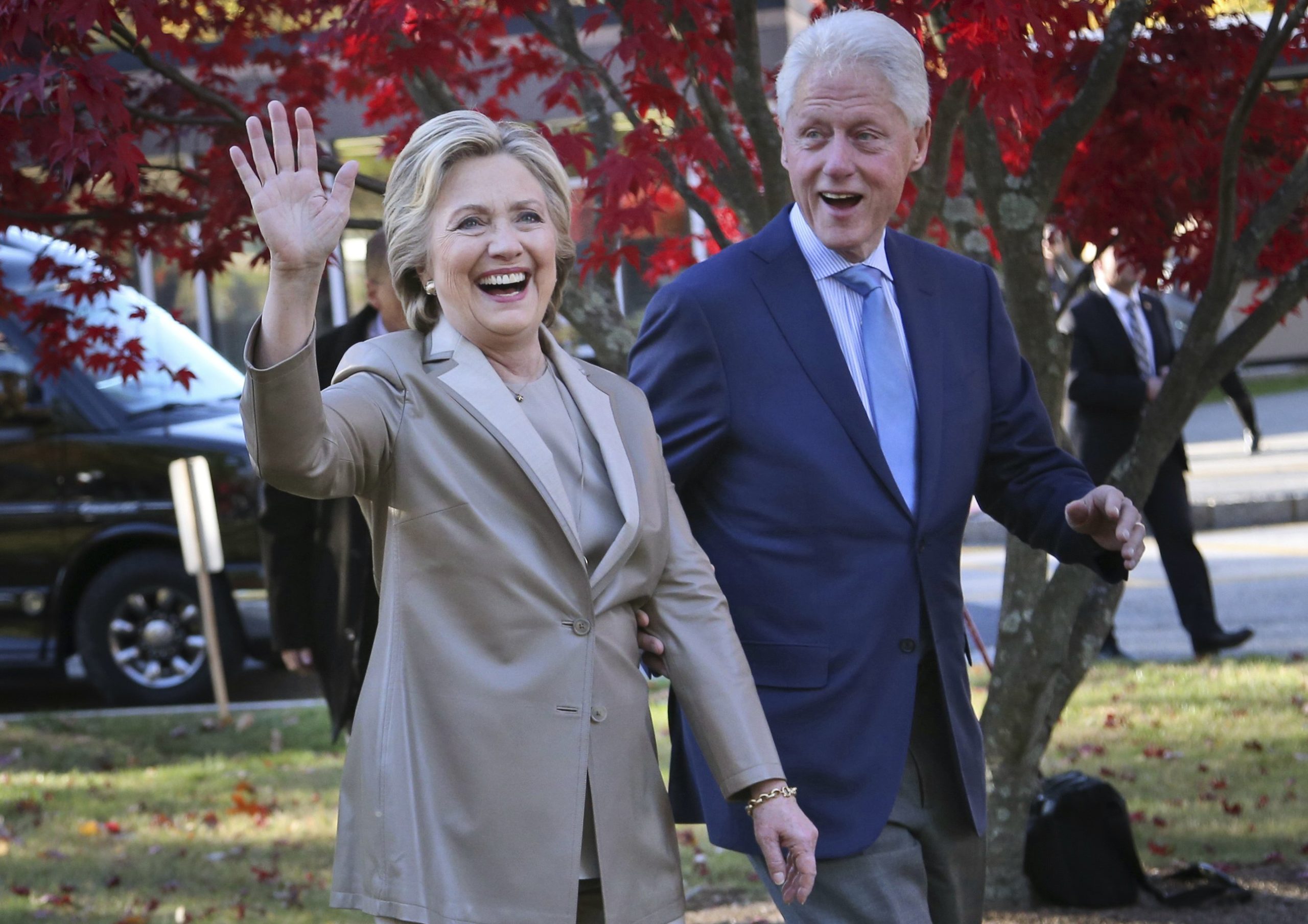 Bill Clinton and Hillary Clinton