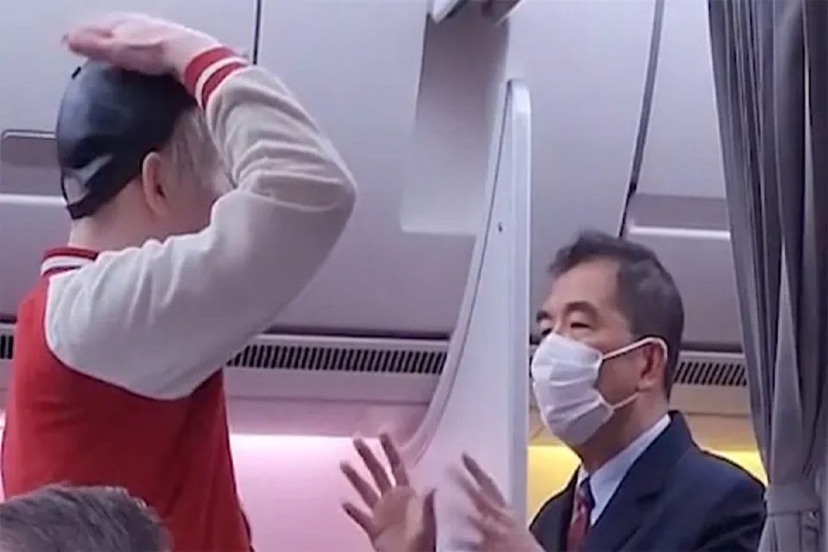 passenger demands water